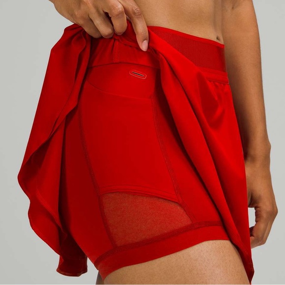 LULULEMON | Court Rival High Rise Skirt - Dark Red - Sz 8 - Picture 4 of 13